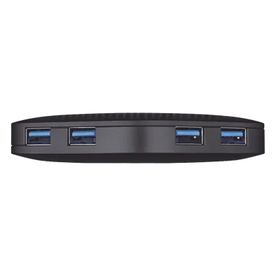 Hub USB Portátil / 4 Puertos USB 3.0 / Plug and Play / 71 x 71 x 16.6 mm (2.8 x 2.8 x 0.65 in) / Compatible Windows, macOS, Linux