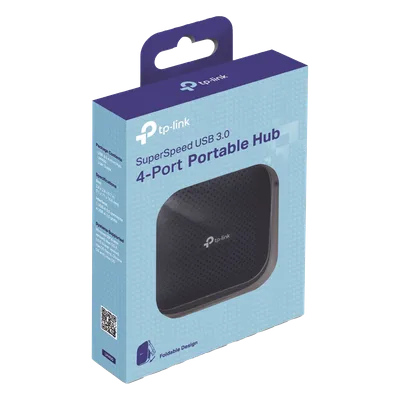 Hub USB Portátil / 4 Puertos USB 3.0 / Plug and Play / 71 x 71 x 16.6 mm (2.8 x 2.8 x 0.65 in) / Compatible Windows, macOS, Linux