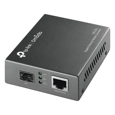 Convertidor de Medios / 1 Puerto SFP 1 Gbps / 1 Puerto RJ45 10/100/1000 Mbps / Monomodo o Multimodo / Plug and Play