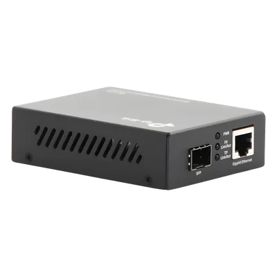 Convertidor de Medios / 1 Puerto SFP 1 Gbps / 1 Puerto RJ45 10/100/1000 Mbps / Monomodo o Multimodo / Plug and Play