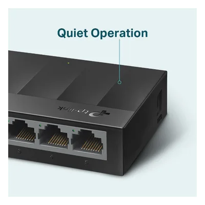 Switch / 5 Puertos Gigabit / 10 Gbps / Fanless / 3.5×2.8×0.9 in