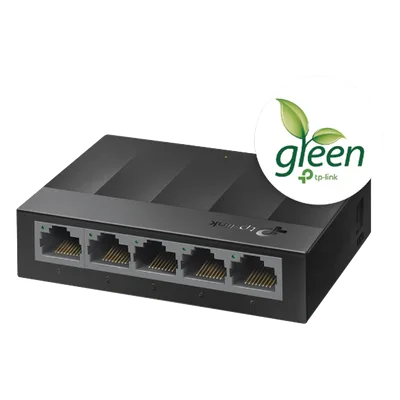 Switch / 5 Puertos Gigabit / 10 Gbps / Fanless / 3.5×2.8×0.9 in