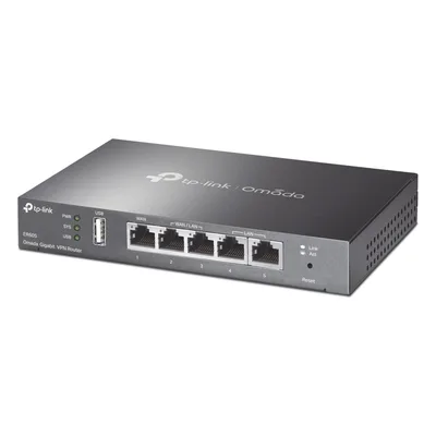 Router Gigabit Multi-WAN / 5 Puertos Gigabit / 150,000 Sesiones Concurrentes / 16 Túneles VPN IPsec / USB 2.0 / Controlador SDN Omada