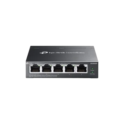 Switch Gestionado / 5 Puertos Gigabit / 4 Puertos PoE+ / 65W / Cloud SDN / Sin Ventiladores