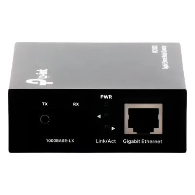 Convertidor de Medios Fibra Óptica / Monomodo 20 km (12.4 mi) / Gigabit Ethernet RJ45 / Puerto SC / Plug and Play