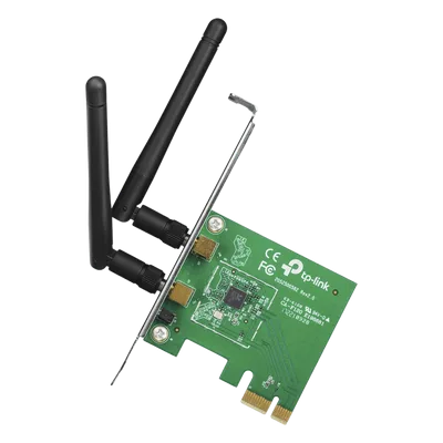 Adaptador Inalámbrico PCI Express / Wi-Fi N 300 Mbps / MIMO 2x2 / Antena Desmontable 2 dBi / 2.4 GHz / Windows y Linux