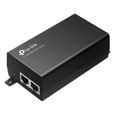 Inyector PoE+ / 30W / Gigabit 802.3af/at / 2 Puertos 10/100/1000 Mbps / Alcance 100 m (328 ft) / Plug and Play