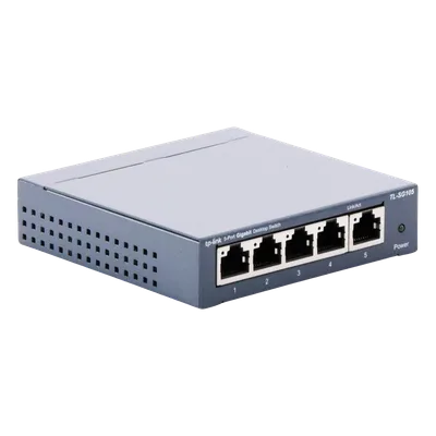 Switch / 5 Puertos Gigabit / 10/100/1000 Mbps / No Administrable / 7.4 Mpps / 3.94x3.86x0.98 in