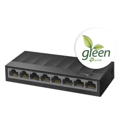 Switch de escritorio / 8 puertos Gigabit / 16 Gbps capacidad de conmutación / Fanless / 4.89W máximo