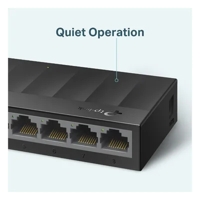 Switch de escritorio / 8 puertos Gigabit / 16 Gbps capacidad de conmutación / Fanless / 4.89W máximo