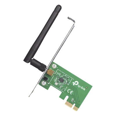 Adaptador Inalámbrico PCI Express / 150 Mbps / Banda 2.4 GHz / Antena Desmontable 2 dBi / IEEE 802.11n/g/b