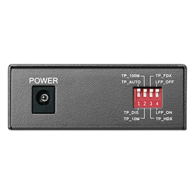 Convertidor de Medios WDM / Fibra Monomodo SC / 1 Puerto RJ45 10/100 Mbps / Alcance 20 km (12.4 mi) / Longitud de Onda 1550/1310 nm