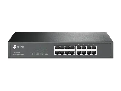 Switch Gigabit no administrable / 16 puertos 10/100/1000 Mbps / 35.7 Mpps / Escritorio o rack
