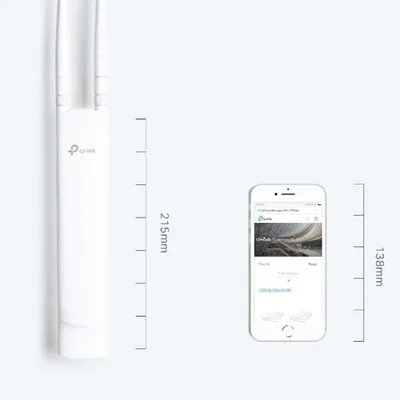 Punto de Acceso Wi-Fi N300 / 2.4 GHz / Exterior IP65 / PoE Pasivo 24 V / Alcance Extendido / Gestión Stand-Alone o Centralizada