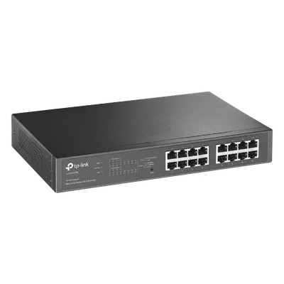Switch PoE+ Easy Smart / 16 Puertos Gigabit / 8 Puertos PoE+ / 150W / 32Gbps / 9KB Jumbo Frame