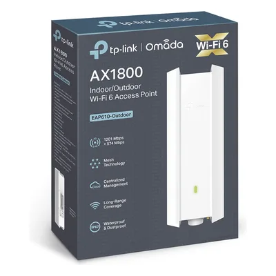 Punto de Acceso Wi-Fi 6 / AX1800 / Doble Banda / IP67 / PoE+ / Mesh / Largo Alcance