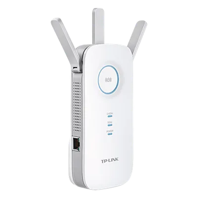 Repetidor WiFi AC / 1750 Mbps / Doble Banda 2.4 y 5 GHz / Puerto Gigabit / 3 Antenas Externas / Cobertura 929 m² (10,000 ft²)