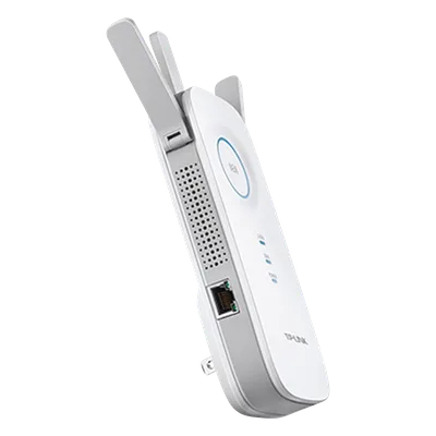 Repetidor WiFi AC / 1750 Mbps / Doble Banda 2.4 y 5 GHz / Puerto Gigabit / 3 Antenas Externas / Cobertura 929 m² (10,000 ft²)