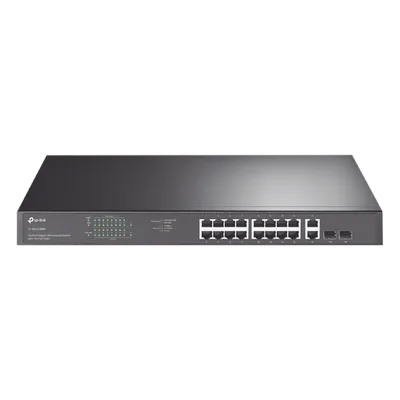Switch PoE / 16 Puertos Gigabit / 2 SFP / 2 Combo / 250W PoE / 36 Gbps / Rackmount