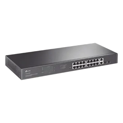 Switch PoE / 16 Puertos Gigabit / 2 SFP / 2 Combo / 250W PoE / 36 Gbps / Rackmount