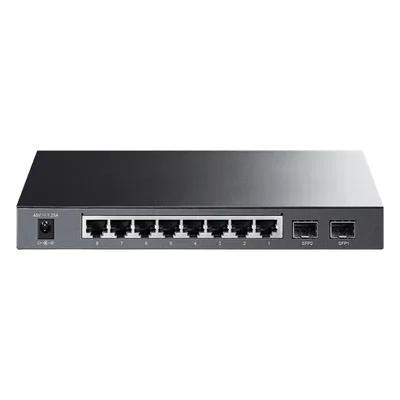 Switch PoE Administrable / 8 Puertos Gigabit PoE+ / 2 Puertos SFP / 61W PoE Total / SDN / QoS L2/L3/L4