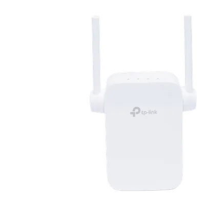 Repetidor WiFi / AC1200 / Doble banda 2.4 y 5 GHz / 1 puerto Ethernet 10/100 Mbps / 2 antenas externas / 3.1 x 3.0 x 3.0 in