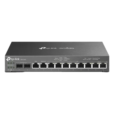 Router Multi-WAN / Controlador SDN Integrado / Switch PoE+ 110 W / 2 SFP 1G / 24,980 Sesiones Concurrentes / 942.1 Mbps