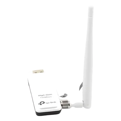 Adaptador USB Wi-Fi / 150 Mbps / 2.4 GHz / Antena Desmontable 4 dBi / USB 2.0