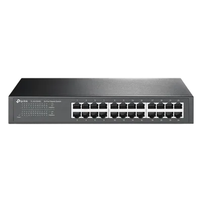 Switch Gigabit no administrable / 24 puertos 10/100/1000 Mbps / 35.7 Mpps / Escritorio o rack