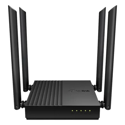 Router Inalámbrico / AC1200 / Doble Banda / MU-MIMO 2x2 / 4 Puertos LAN Gigabit / EasyMesh / Beamforming