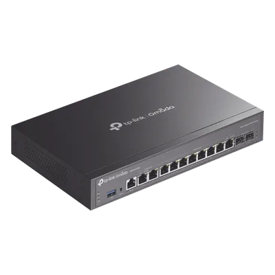 Router Empresarial Multi-WAN / 11 Puertos WAN con Balanceo de Carga / 2 Puertos 2.5 Gigabit / 8 Puertos Gigabit / 2 Puertos SFP / 1,000,000 Sesiones Concurrentes / USB 3.0