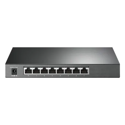 Switch Gestionado / 8 Puertos Gigabit / 4 Puertos PoE+ 30 W / Presupuesto PoE 62 W / Gestión Cloud / L3 Static Routing / Sin Ventilador / Carcasa Metálica