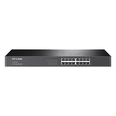 Switch Gigabit no administrable / 16 puertos 10/100/1000 Mbps / Rack o escritorio / 35.7 Mpps / 1.19 ft (0.36 m) de profundidad