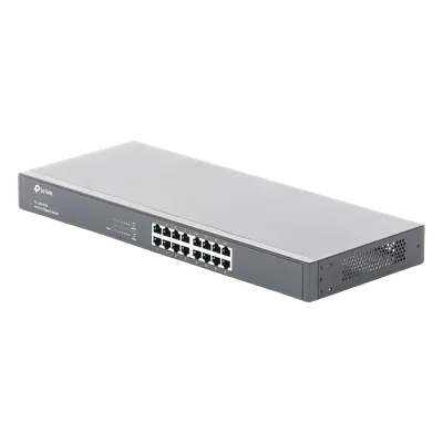Switch Gigabit no administrable / 16 puertos 10/100/1000 Mbps / Rack o escritorio / 35.7 Mpps / 1.19 ft (0.36 m) de profundidad