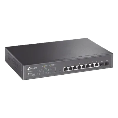 Switch PoE Administrable / 8 Puertos Gigabit PoE+ / 2 Puertos SFP / 150W / SDN / Montaje en Rack