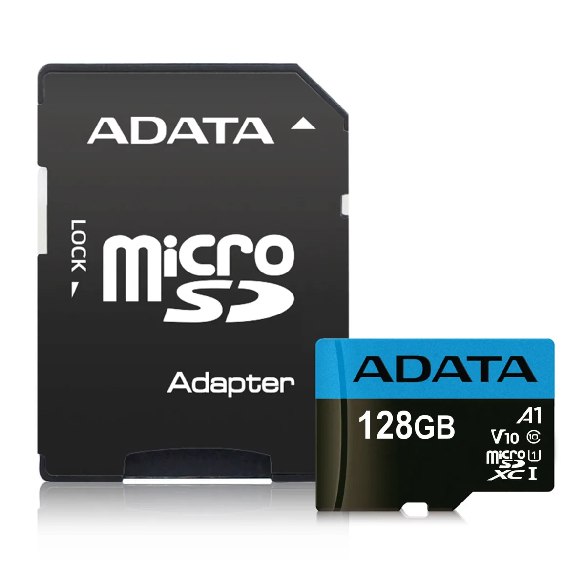 ADATA MICROSD PREMIER 128GB CLASS10-RETAIL A1 ADAPATER AZUL AUS