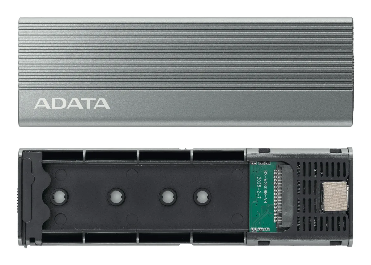 ADATA GABINETE EXTERNO PARA SSD PCIE M.2 USB 3.2 TIPO C EC680-
