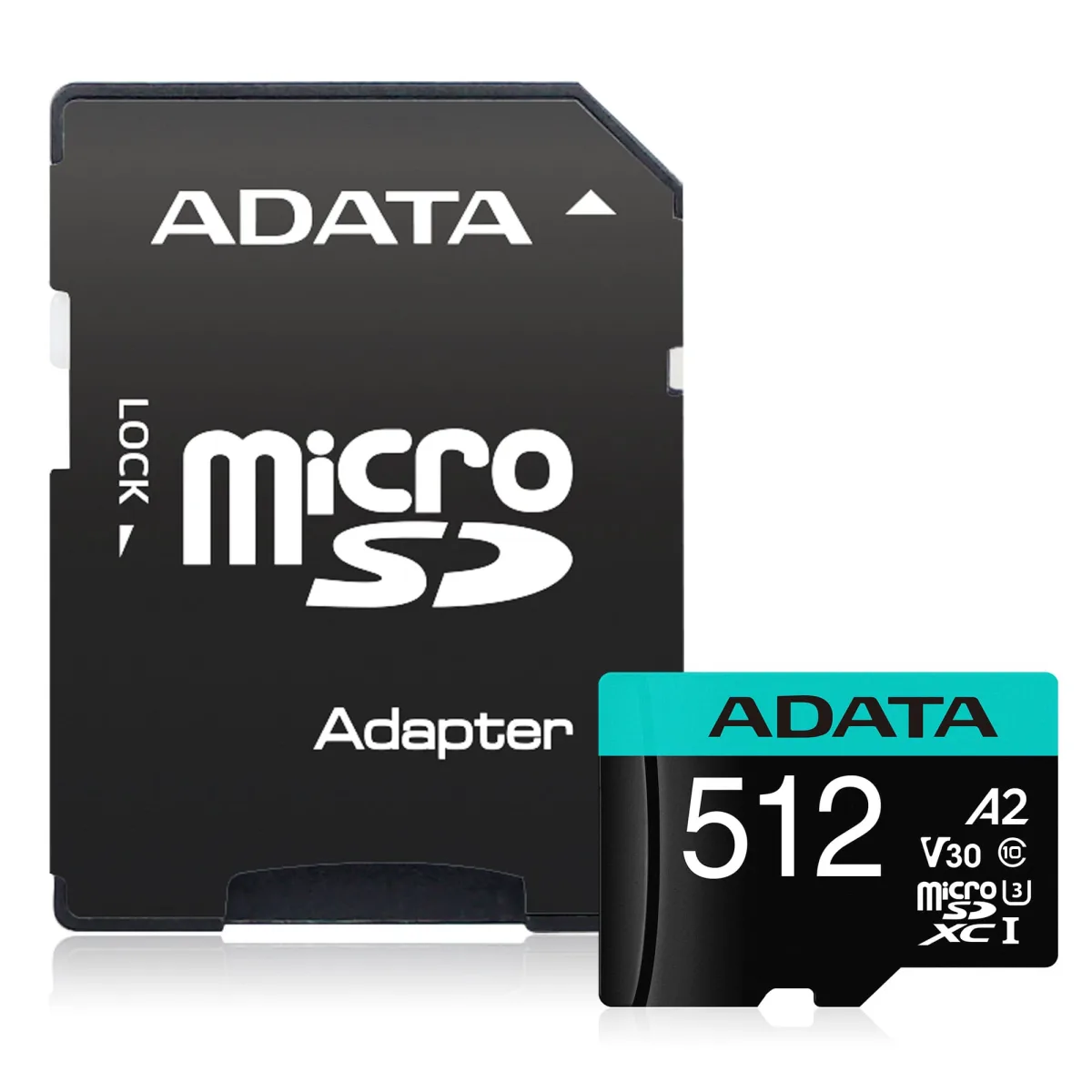 ADATA MICROSD 512GB CLASS10 PREMIER PRO V30 RETAIL A2 AUSDX512G