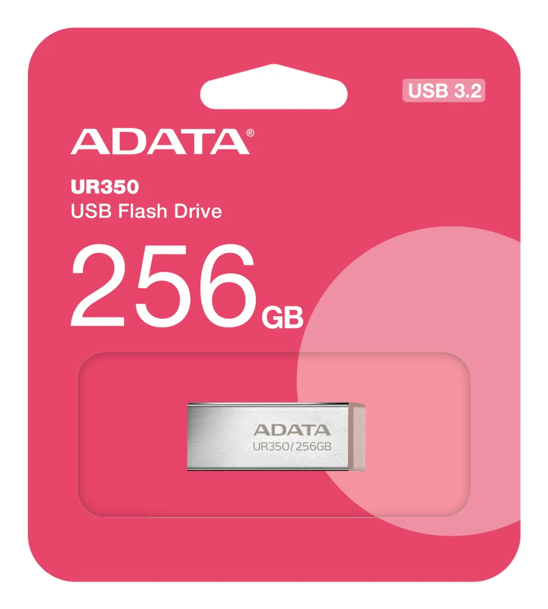 USB ADATA UR350 256GB USB A 3.2 LECTURA 100 MB/S METAL CONT
