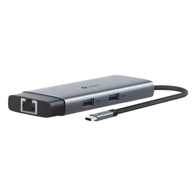 Adaptador HUB / 6 en 1 / USB-C / HDMI 4K@60Hz / Ethernet Gigabit / 100W PD / 4.65 x 1.69 x 0.56 in