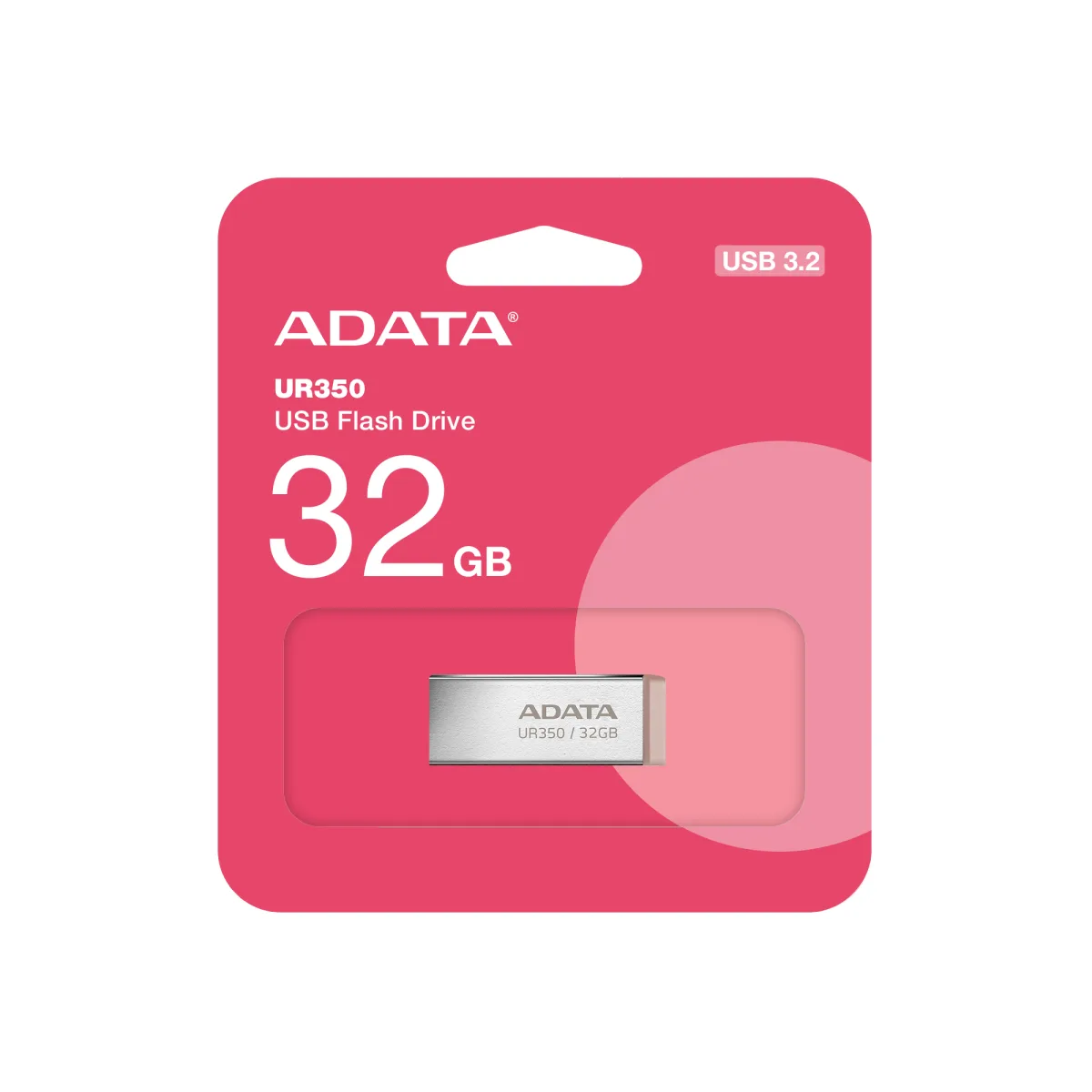 USB ADATA UR350 32GB USB A 3.2 LECTURA 100 MB/S METAL CONT