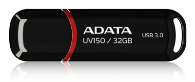 ADATA USB 32GB UV150 BLACK 3.0 AUV150-32G-RBK