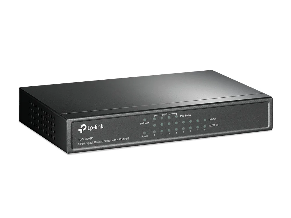 Switch TP-Link 8 puertos Gigabit PoE