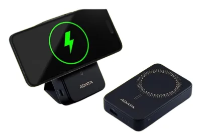 POWER BANK ADATA R100 MAGNETIC 10000 MAH USB-C NEGRO CARGA WIRELES