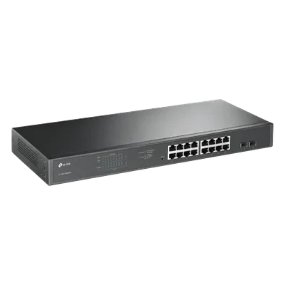 Switch PoE / 16 Puertos Gigabit / 2 SFP / 192W / 34 VLANs / 23.8 Mpps