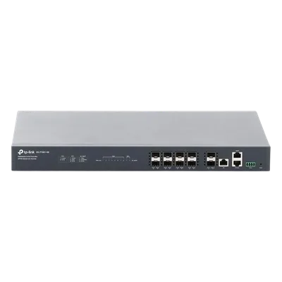 OLT GPON / 8 Puertos PON 2.5G / 2 SFP+ 10GbE / 1 RJ45 Gigabit / División 1:128 / Gestión en la Nube / Fuentes Redundantes AC
