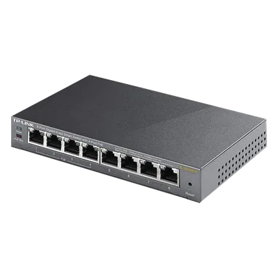 Switch PoE Easy Smart / 8 puertos Gigabit / 4 puertos PoE 802.3af / 55 W total / 11.9 Mpps