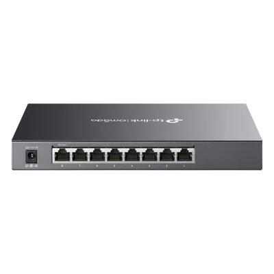 Switch Administrado Gigabit / 8 Puertos / 16 Gbps Capacidad Switching / 11.90 Mpps / PoE PD / Fanless / Montaje Pared-Escritorio