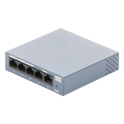 Switch de Escritorio / 5 Puertos Gigabit / 10/100/1000 Mbps / Carcasa Metálica / Auto-MDI/MDIX / Green Ethernet