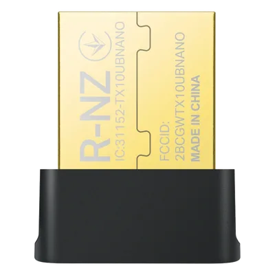 Adaptador USB Nano Wi-Fi 6 / Dual Band 900 Mbps / Bluetooth 5.3 BLE / WPA3 / 1024-QAM / OFDMA / MU-MIMO / 0.76 × 0.62 × 0.29 in